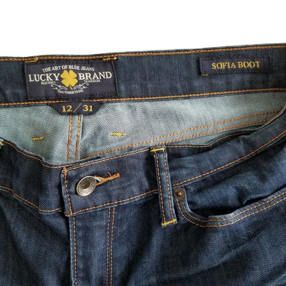 Lucky Brand Sofia Boot Cut Jeans Size 12/31 - Picture 5 of 12